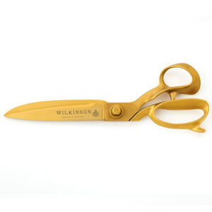 10" GOLD (TiN) COATED TAILOR'S SHEARS - Image 2