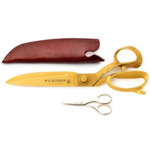 3 PIECE GOLD (TIN) TAILOR'S SHEAR SET - Image 2