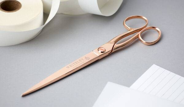 9" WILKINSON ROSE GOLD PAPER SCISSORS